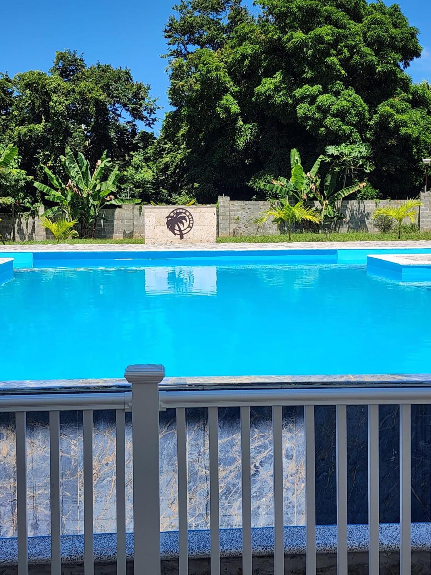 Bella Villa Room With Large Pool And Close To Beach Las Galeras Bagian luar foto